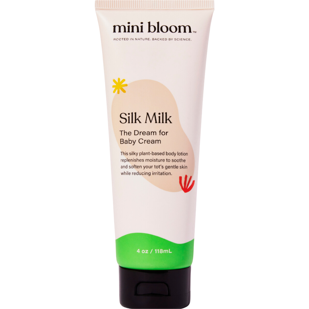 mini bloom Silk Milk Baby Body Lotion in Peach /Green  product
