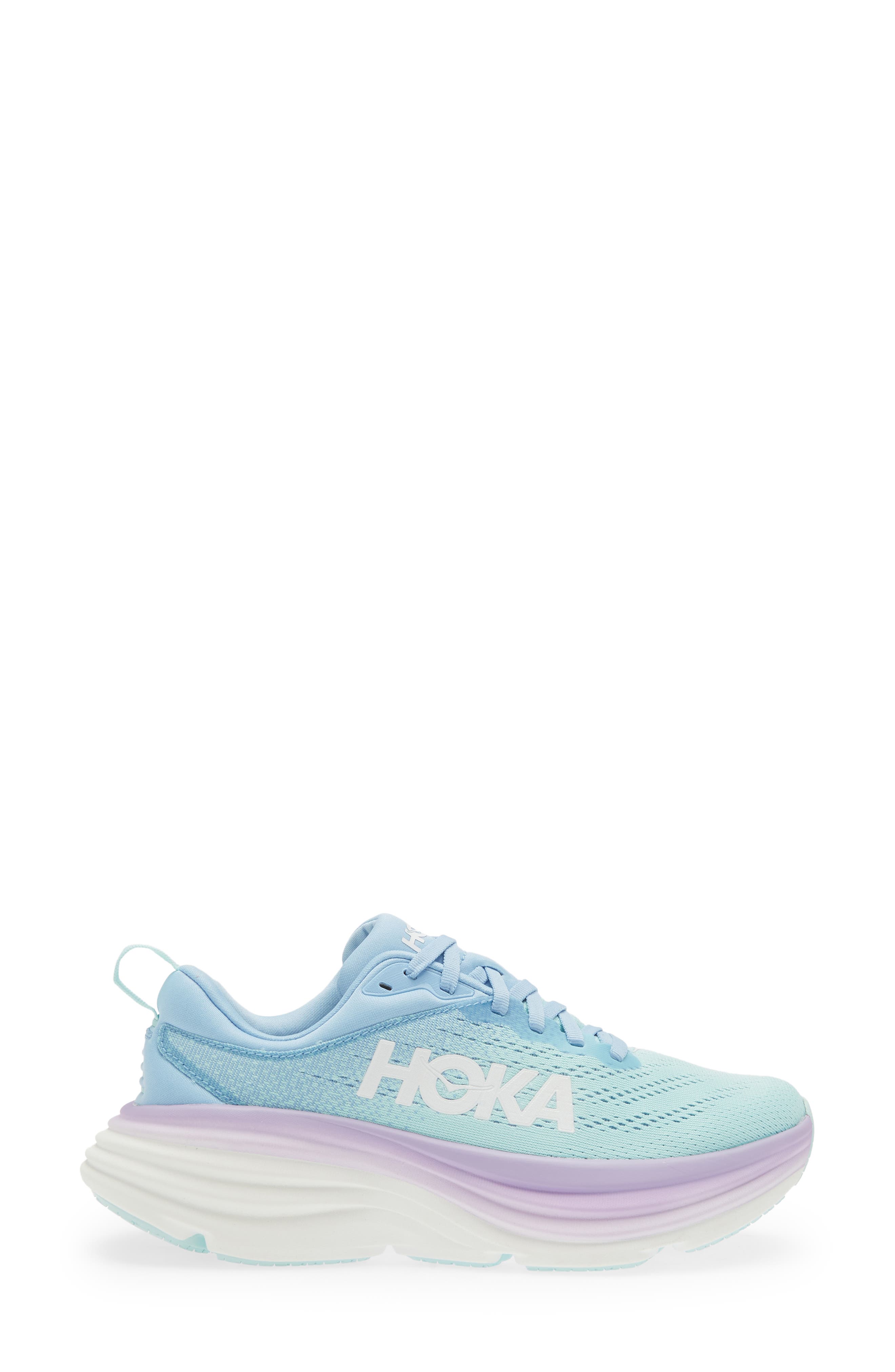 Bondi 8 Running Shoe, Alternate, color, AIRY BLUE / SUNLIT OCEAN