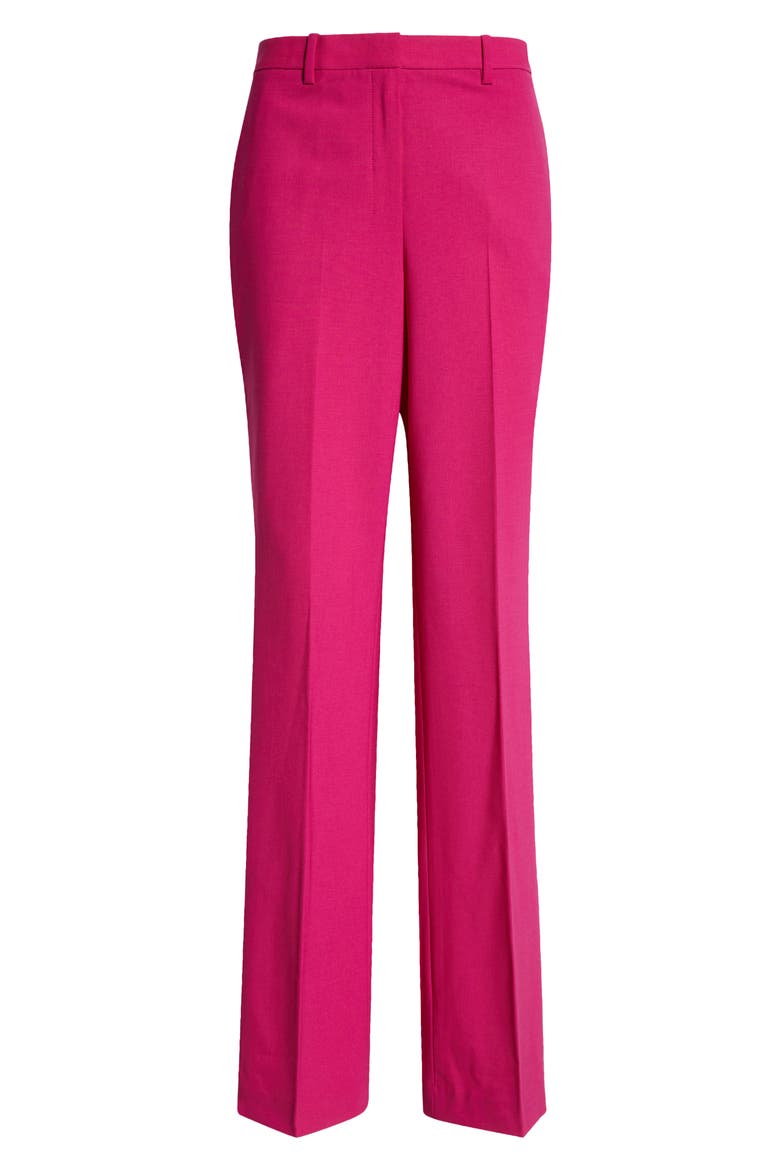 Stretch Wool Trousers, Alternate, color, WILDFLOWER