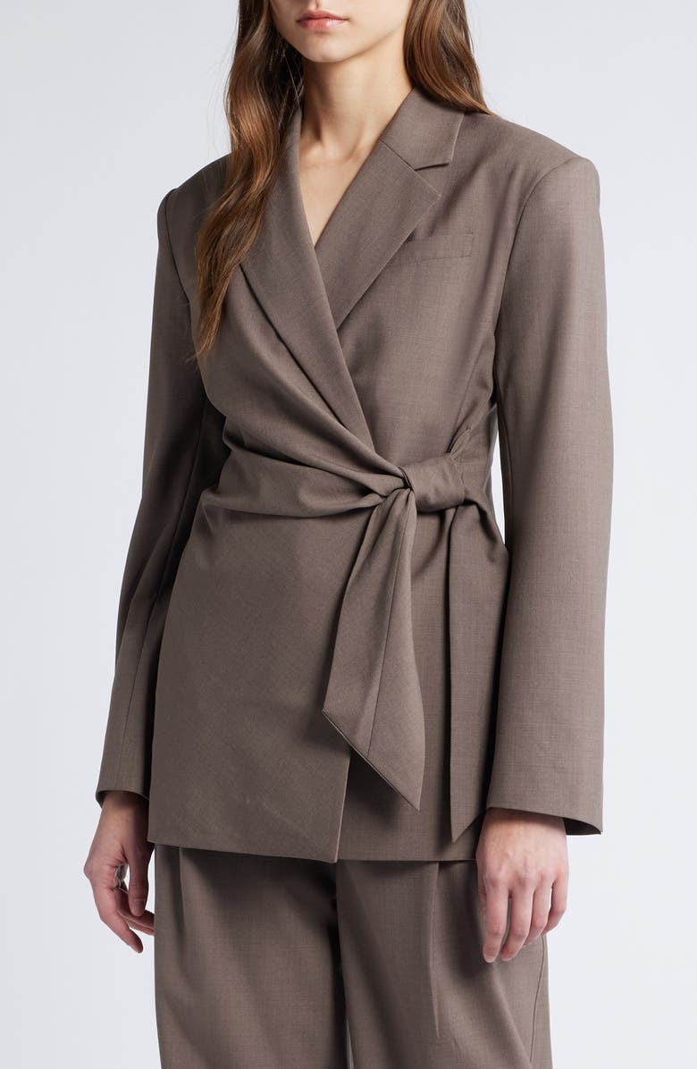& Other Stories Wrap Blazer, Main, color,