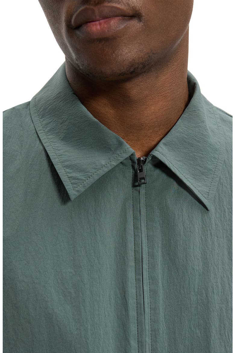 City Crinkle Zip Jacket, Alternate, color, PINE GROVE