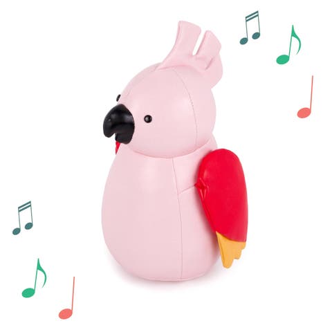 Musical Animals - Parakeet , Plush Baby Music Box, Nursery Toy