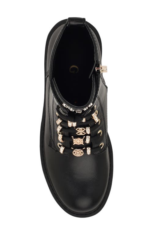 Guess Sionaa Lug Sole Boot In Black