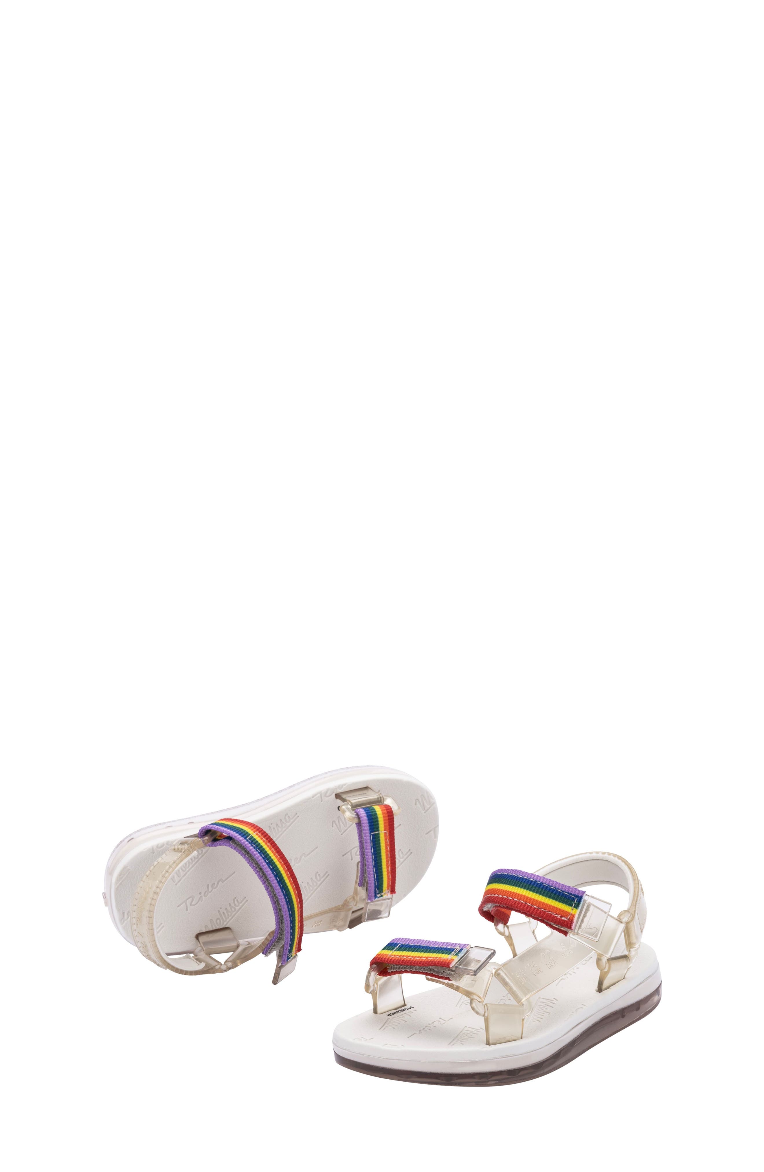 Melissa Papete Rider Sandal, Alternate, color, 