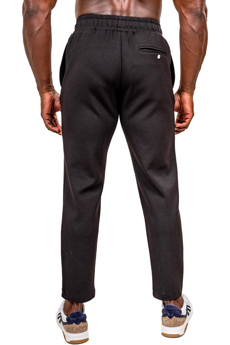 Marthyr Stitched Crease Joggers, Alternate, color, BLACK