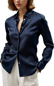 Lilysilk LILYSILK Women's Elegant Silhouette Slim Fit Silk Shirt