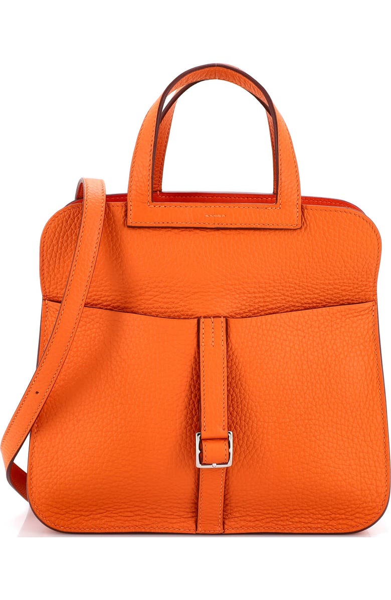 Pre-Owned Hermes Halzan Bag Clemence 25, Main, color, Feu