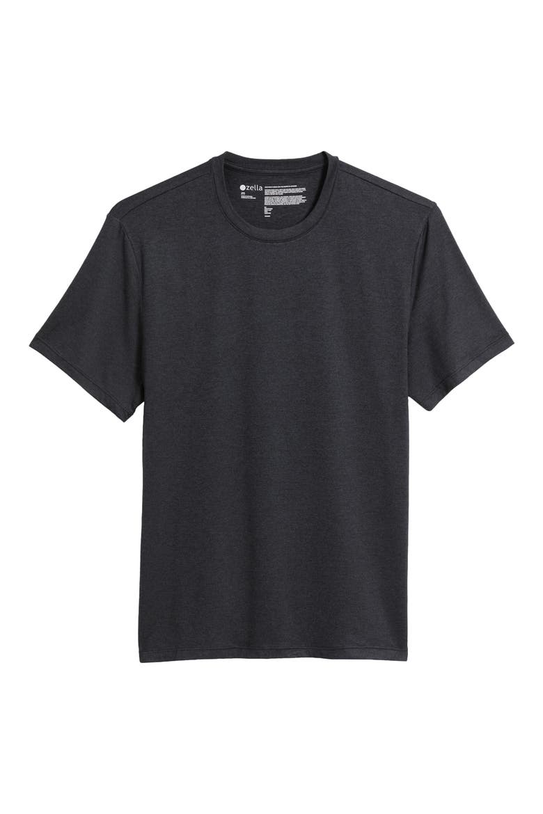 Dynamic Crewneck T-Shirt, Alternate, color, GREY DARK CHARCOAL HEATHER