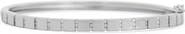 The Lovery Fine Jewelry Ribbed CZ Bangle