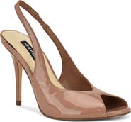 Nine West Pretta Slingback Peep Toe Pump