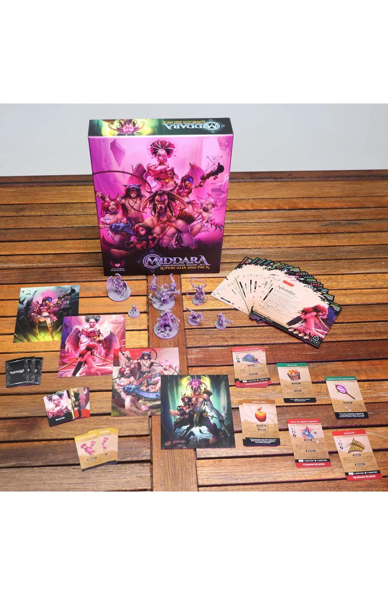 Middara Lupercalia 2021 Pack, Expansion, 7 New Esper Character Miniatures, Alternate, color,