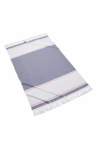Kassatex Glendale Colorblock Fringed Beach Towel