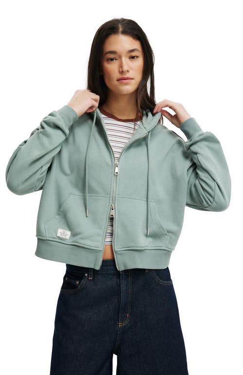 Shop Cotton On Classic Fleece Oversized Zip Through Hoodie