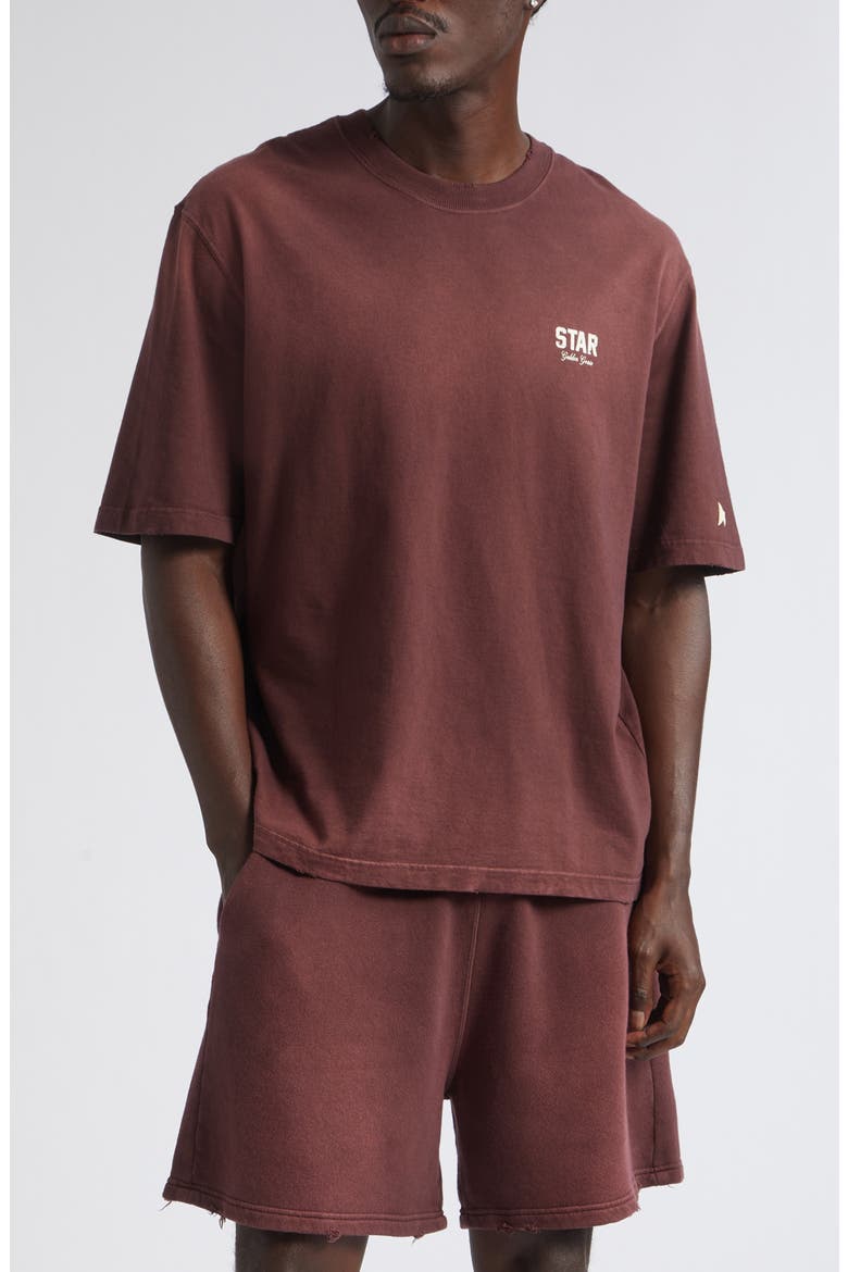 Gender Inclusive Relaxed Fit Cotton T-Shirt, Main, color, WINDSOR WINE