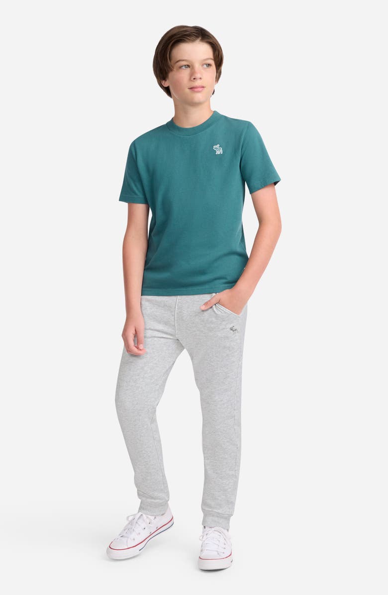 abercrombie kids Kids
 Essential Fleece Joggers, Alternate, color, Anf Light Grey Heather