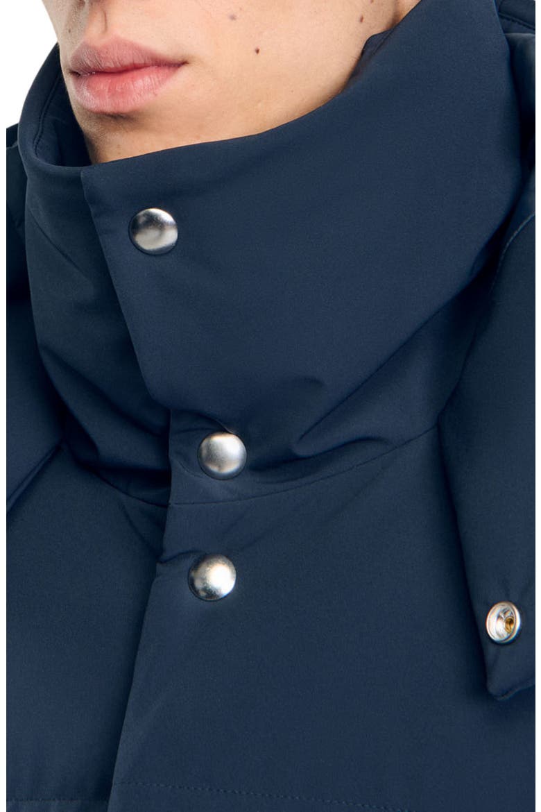 Quilted puffer jacket, Alternate, color, Blue prusse