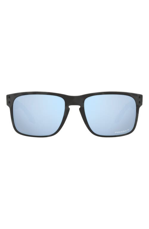 Oakley Holbrook Xl H20 Pol 0oo9417-25 Wayfarer Polarized Sunglasses In Matte Black Camo/deep Water
