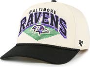 '47 Men's '47 Cream Baltimore Ravens Pomona Rope Hitch Adjustable Hat