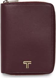 TUMI Belden Zip Around Leather Passport Case