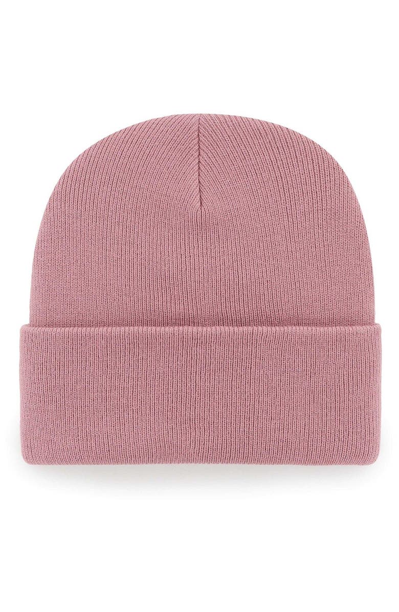 '47 Women's '47  Pink Tampa Bay Buccaneers Haymaker Cuffed Knit Hat, Alternate, color, 