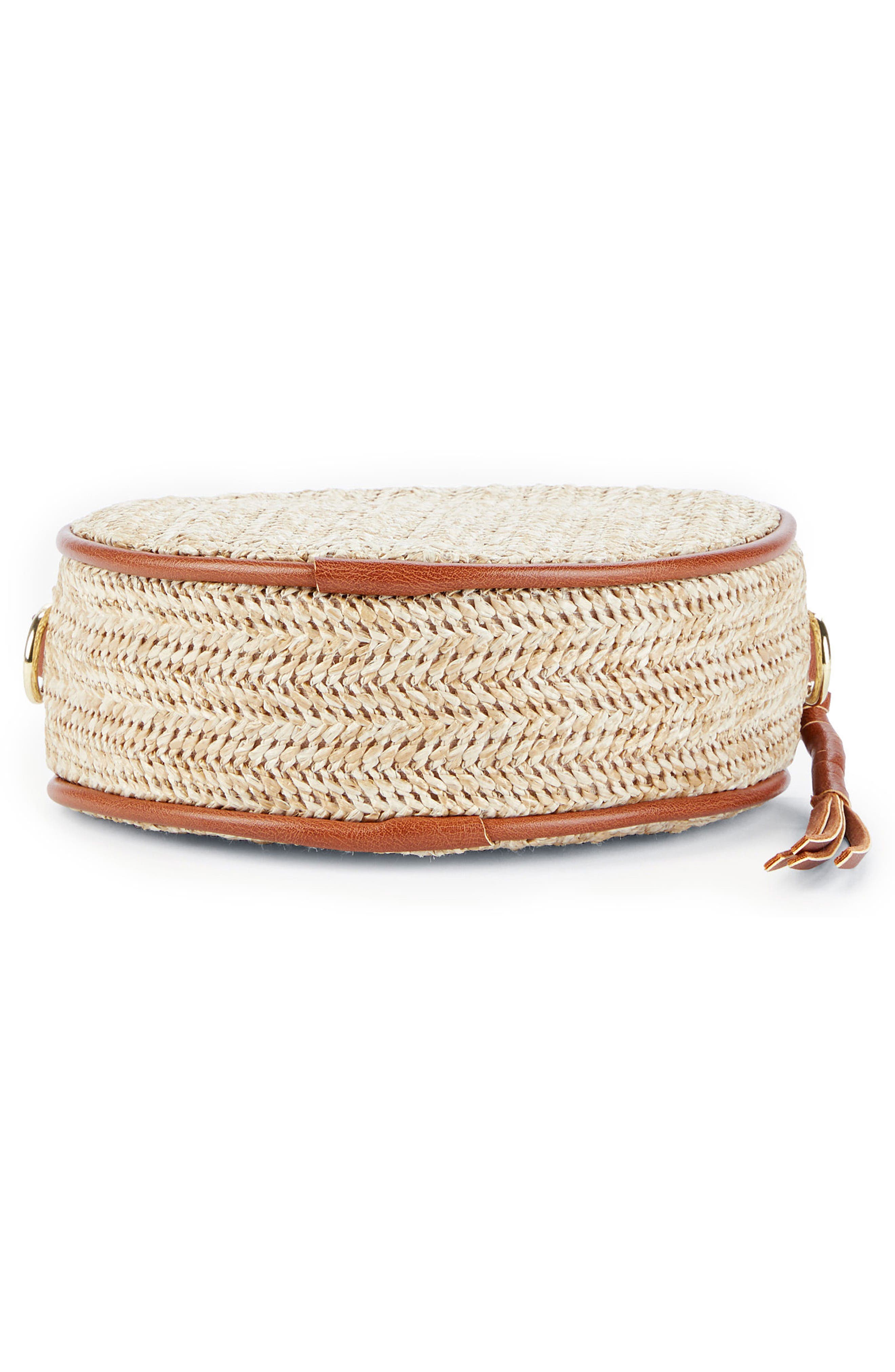 Sole Society Pipper Small Faux Leather Crossbody Bag, Alternate, color, 