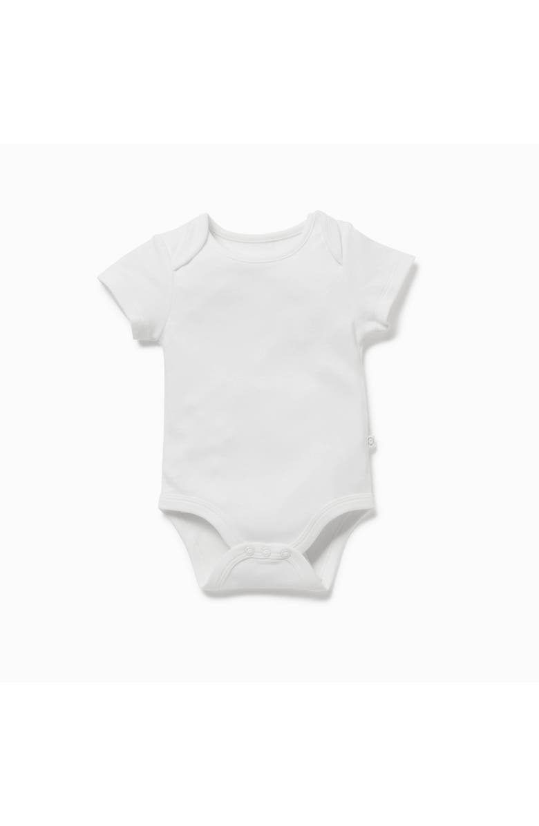 MORI Short Sleeve Bodysuit, Main, color, White