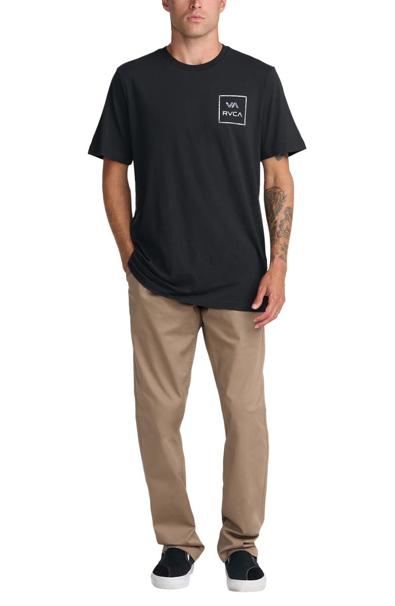 RVCA VA all the Way Cotton Graphic T-Shirt, Alternate, color, Pirate Black