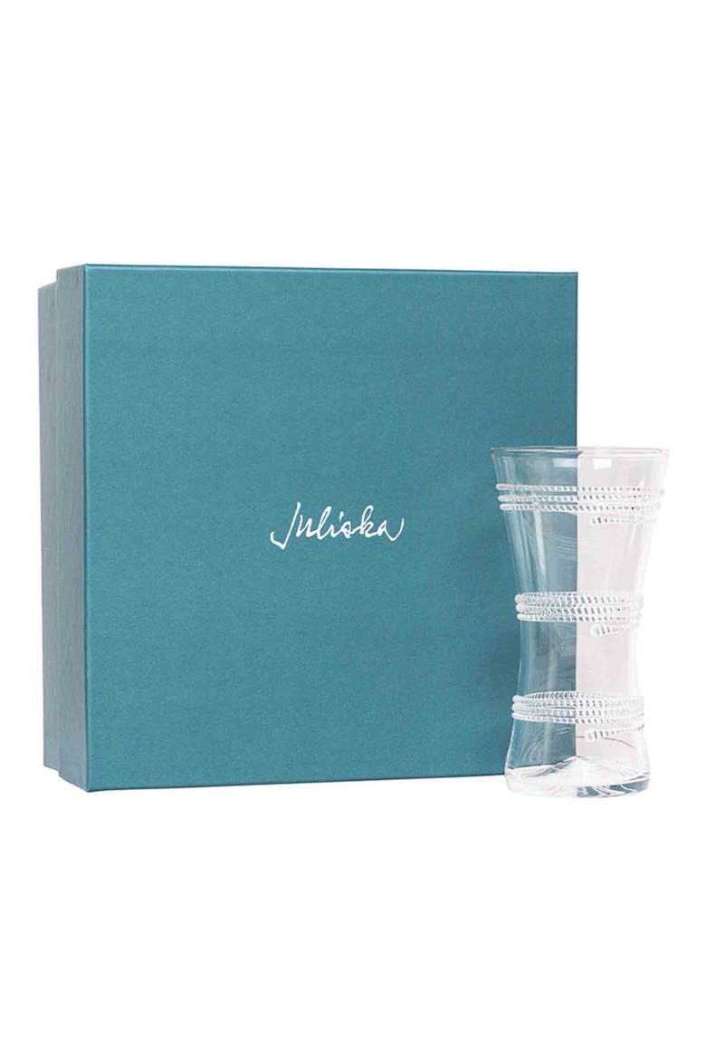 Ella 9-Inch Corset Vase, Alternate, color, CLEAR
