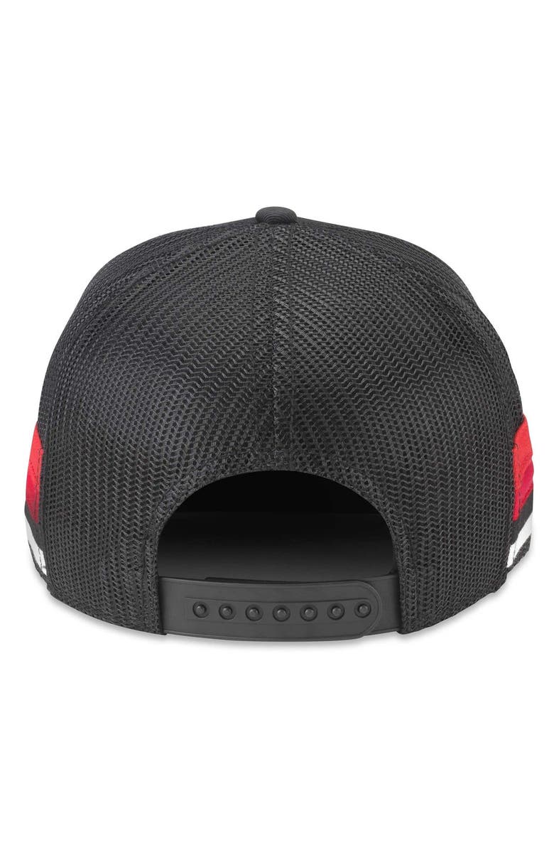 American Needle Men's American Needle Black New Jersey Devils HotFoot Stripes Trucker Adjustable Hat, Alternate, color, 