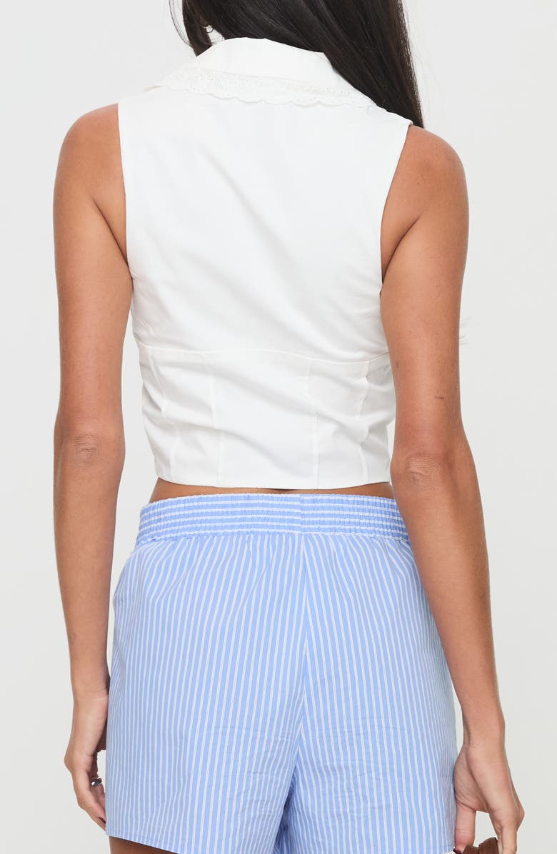 Princess Polly Cophen Sleeveless Stretch Organic Cotton Corset Top, Alternate, color,