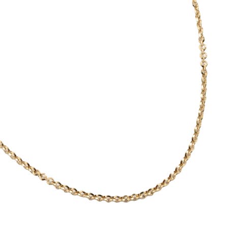 Faceted Rolo Layering Necklace