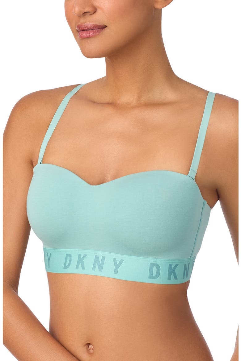 Cozy Removable Strap Wireless Bra, Alternate, color, AQUIFER
