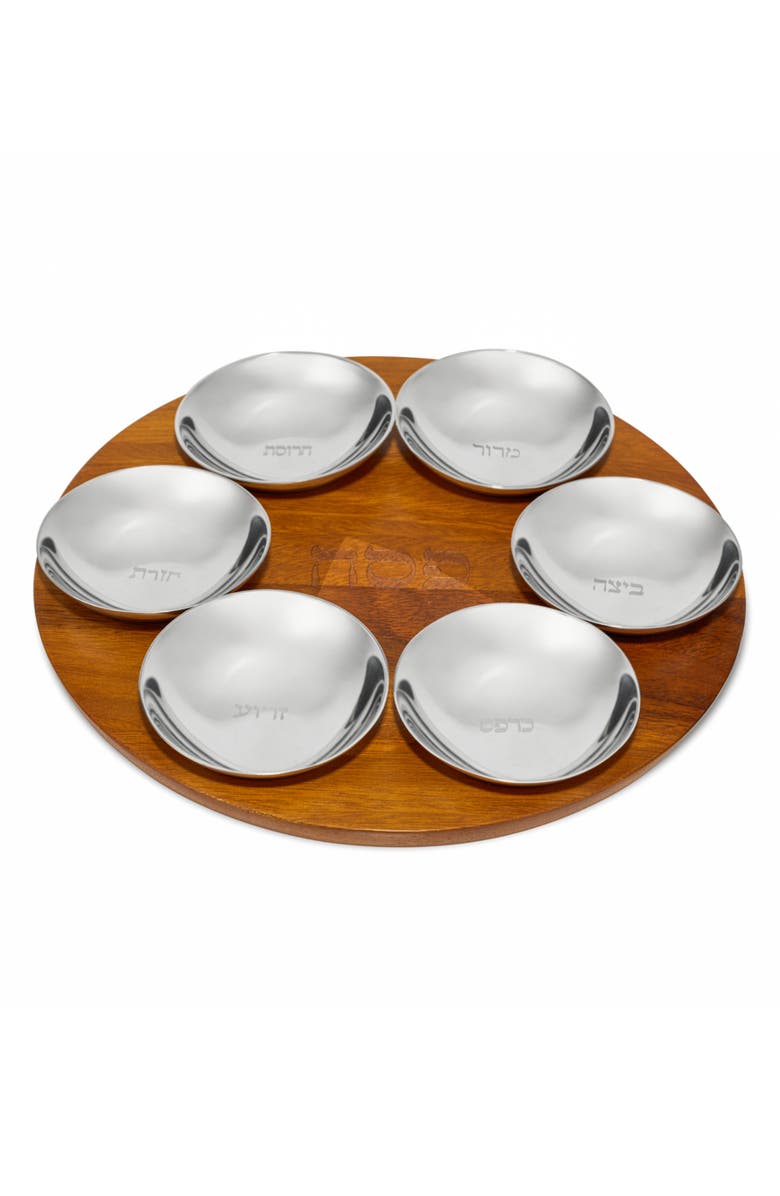 Nambé Unity Seder Plate, Alternate, color, Silver