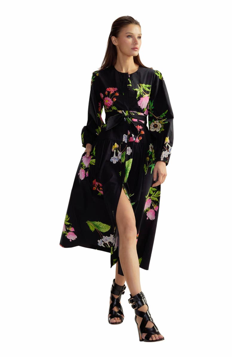 Cynthia Rowley COTTON SATEEN SHIRT DRESS, Main, color,