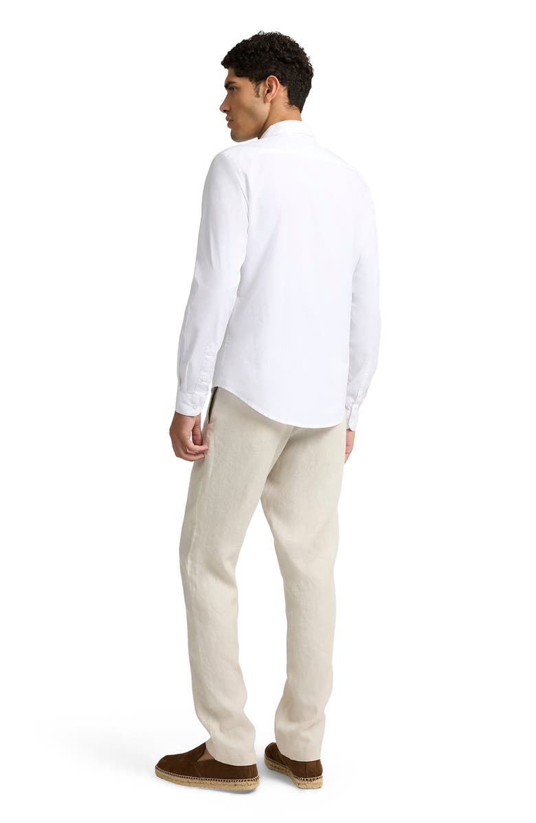 Onia Poplin Long Sleeve Button Down Shirt, Alternate, color, White