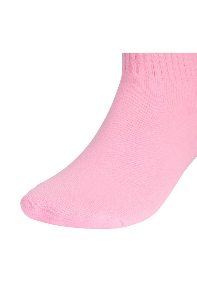 adidas Gender Inclusive Originals Assorted 3-Pack Crew Socks, Alternate, color, Semi Pink Glow