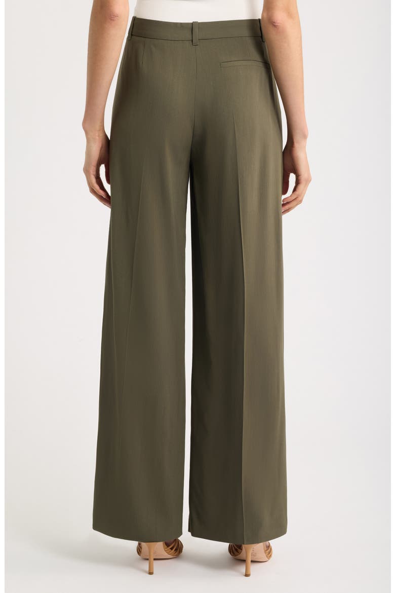 Tiana Pinstripe Wide Leg Pants, Alternate, color, TEA LEAF STRIPE