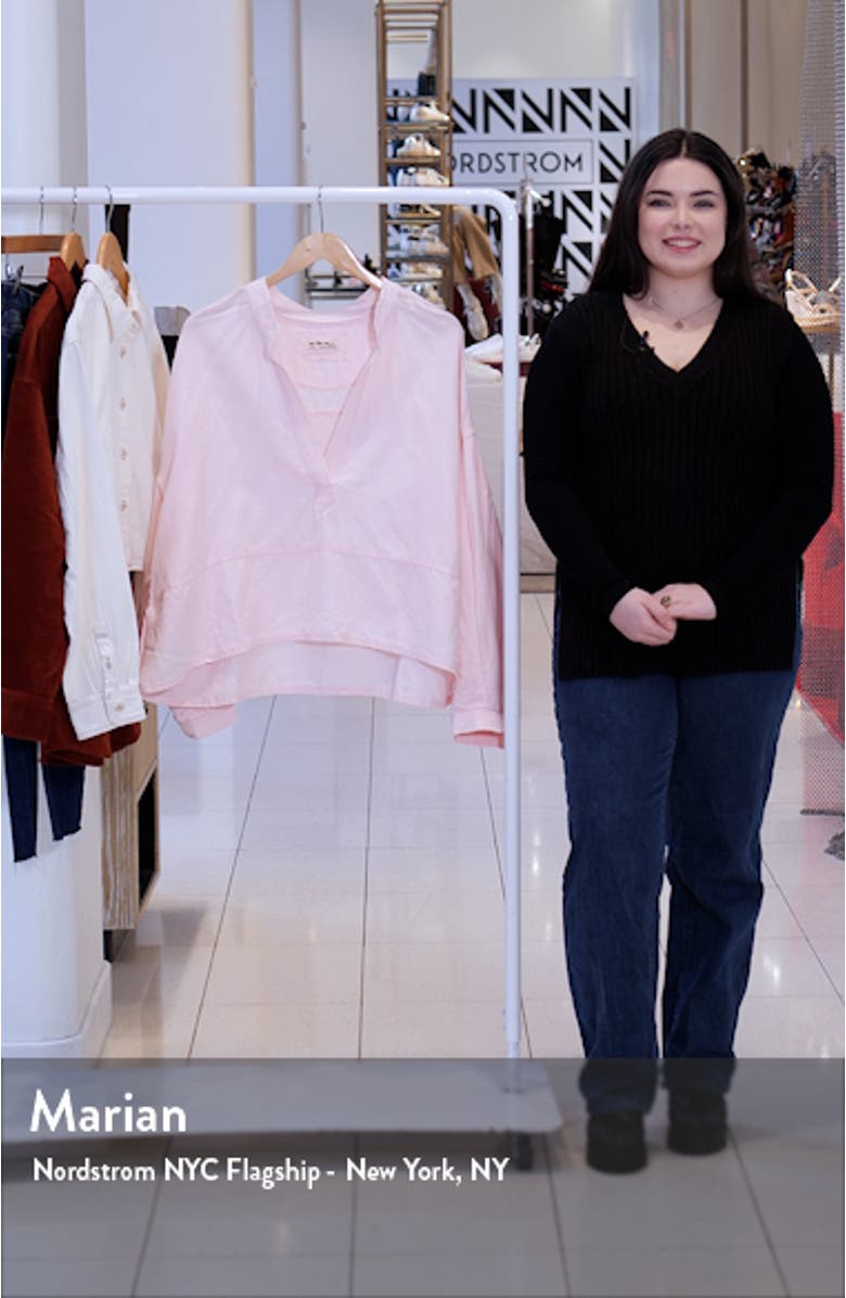 Jude Linen Blend Top, sales video thumbnail