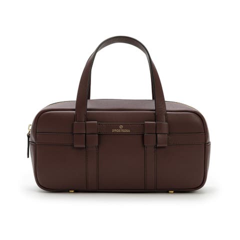 Bibi Leather Bag With Shoulder Strap And Iconic Knots
