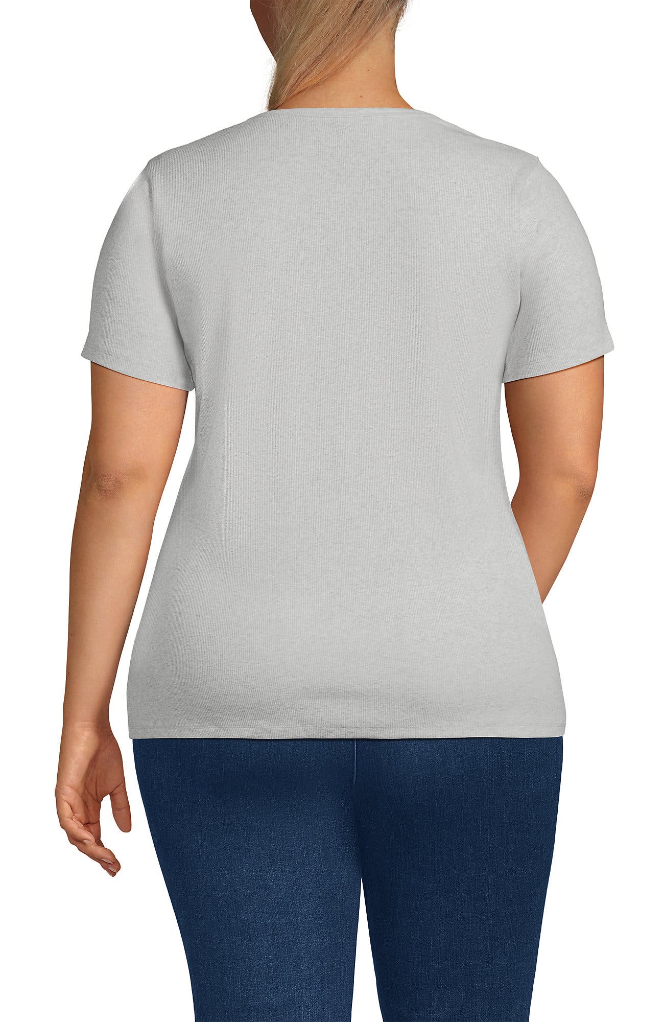 Plus Size Micro Rib T-Shirt - image 4