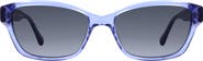 Kate Spade New York ayla 53mm gradient rectangular sunglasses
