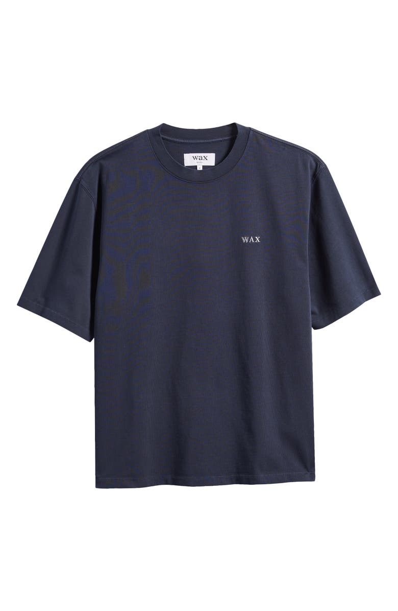 Wax London Milton Varsity T-Shirt, Main, color, Navy