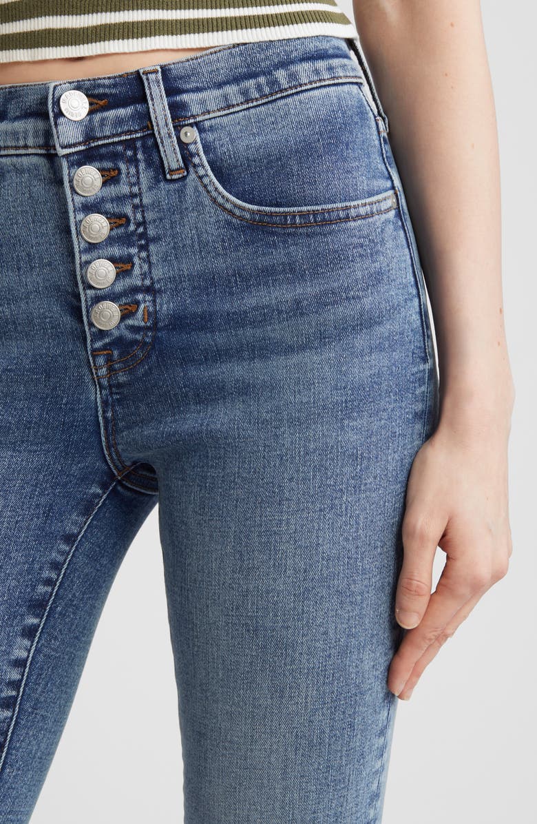 Madewell Kick Out Crop Jeans, Alternate, color, Brinton Wash