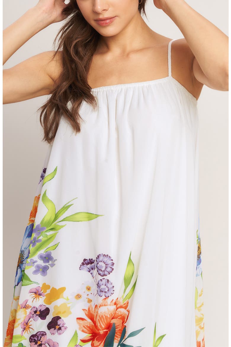 Print Maxi Dress, Alternate, color, IVORY