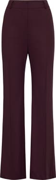 Maison Common Wool Stretch Trousers With Bootcut