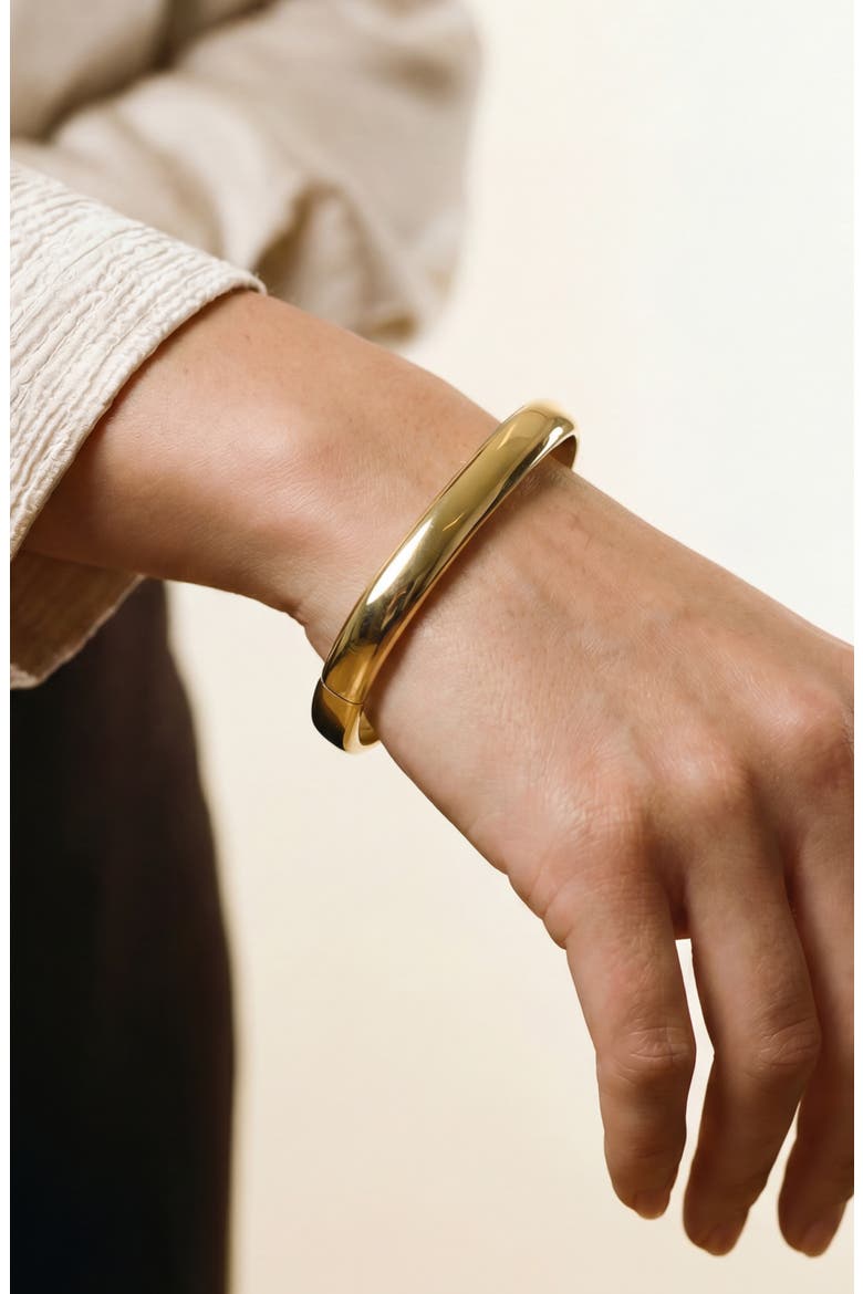 Hinge Bangle, Alternate, color, GOLD