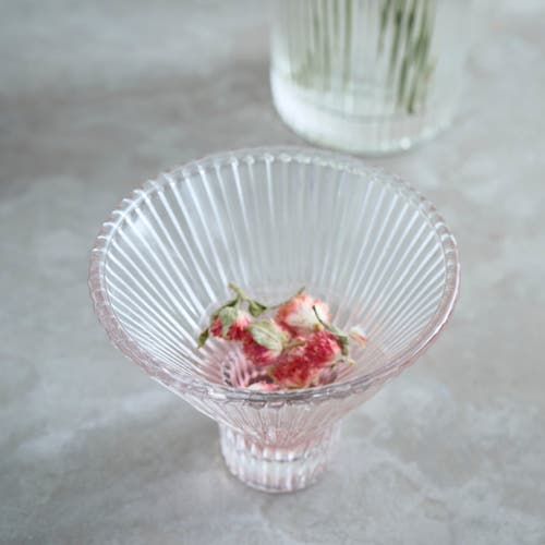 The Collective Home Pressed Clear Martini Glasses