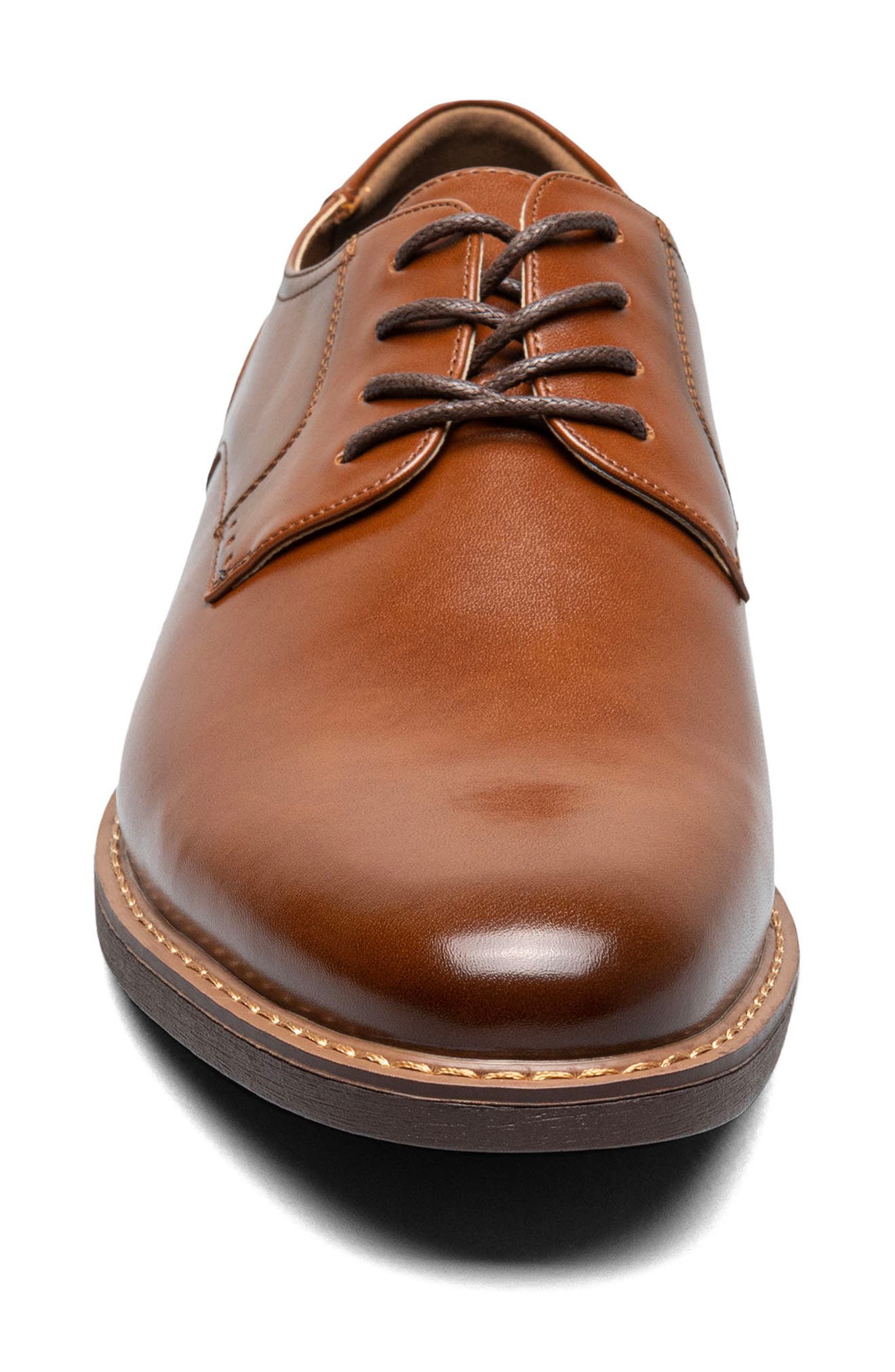 Royce Plain Toe Oxford, Main, color, COGNAC