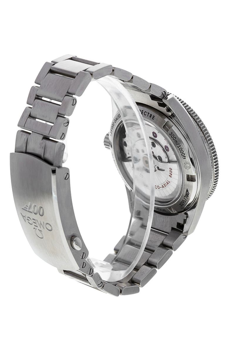 Watchfinder & Co. Omega Preowned 2015 Seamaster 300-Meter 233.32.41.21.01.001 Bracelet Watch, 41mm, Alternate, color, Black