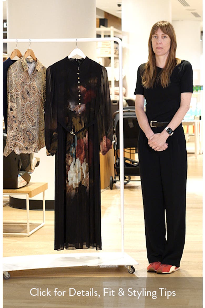 Adira Floral Long Sleeve Midi Dress video